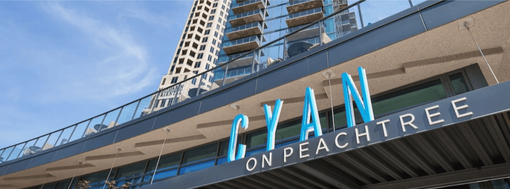 Cyan on Peachtree featuring Sto Creativ Granite.